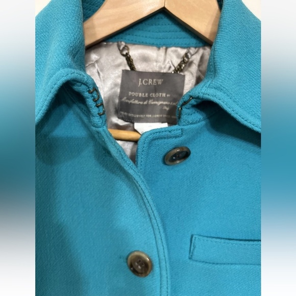 J. CREW DOUBLE-CLOTH Wool Lady Day style METRO COAT WITH THINSULATE - Picture 9 of 15